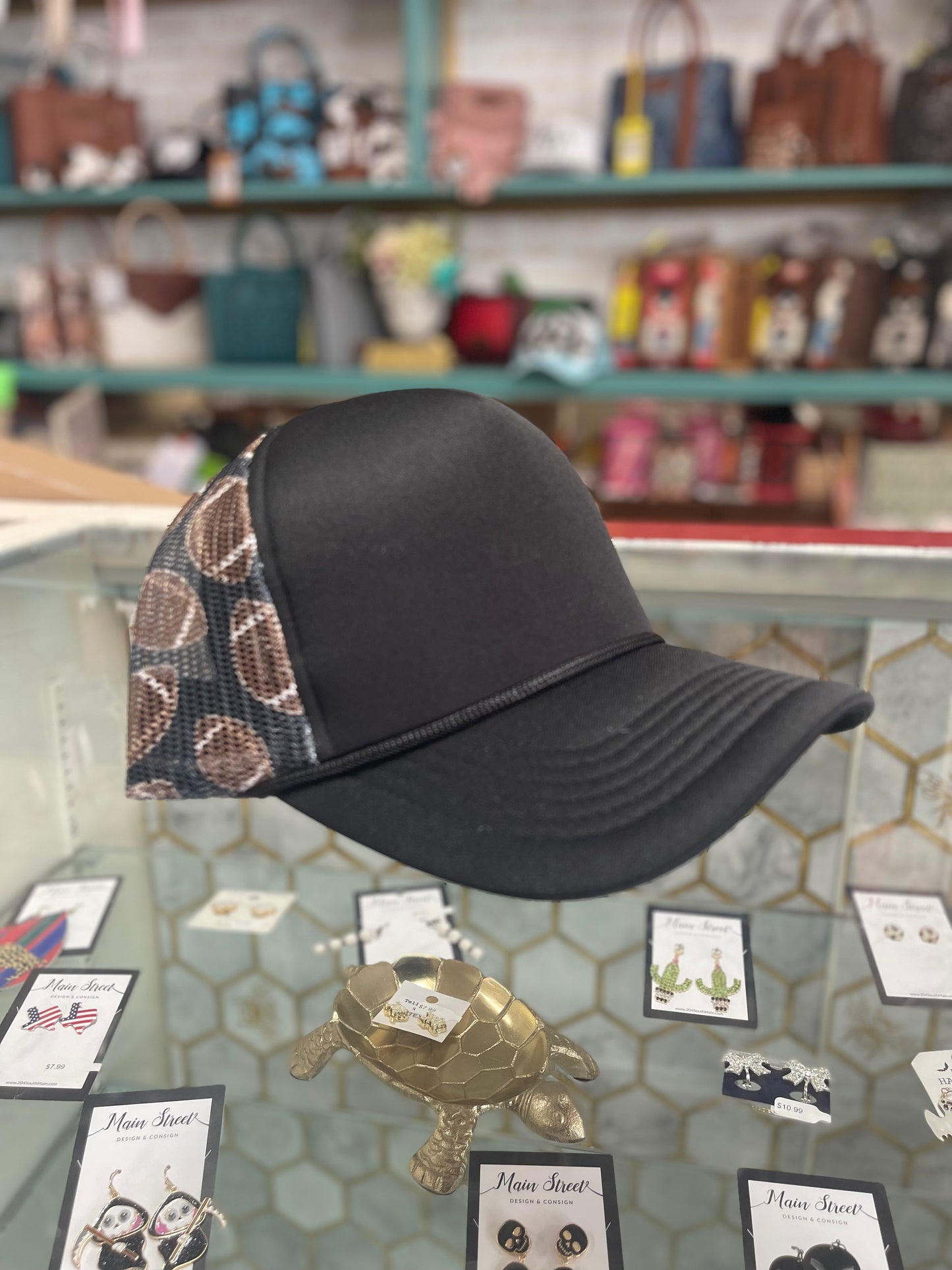 Football Mesh Trucker Hat
