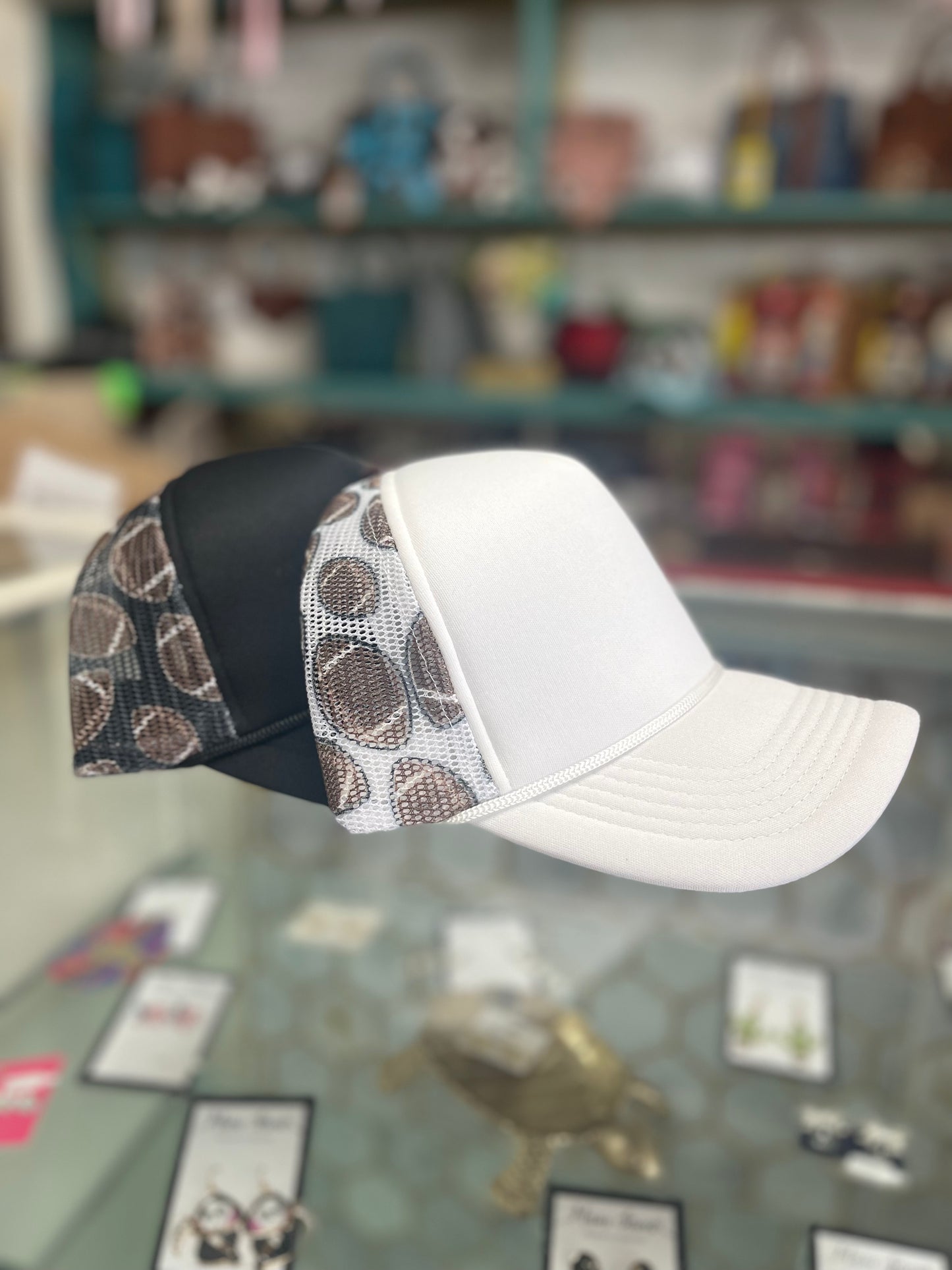 Football Mesh Trucker Hat