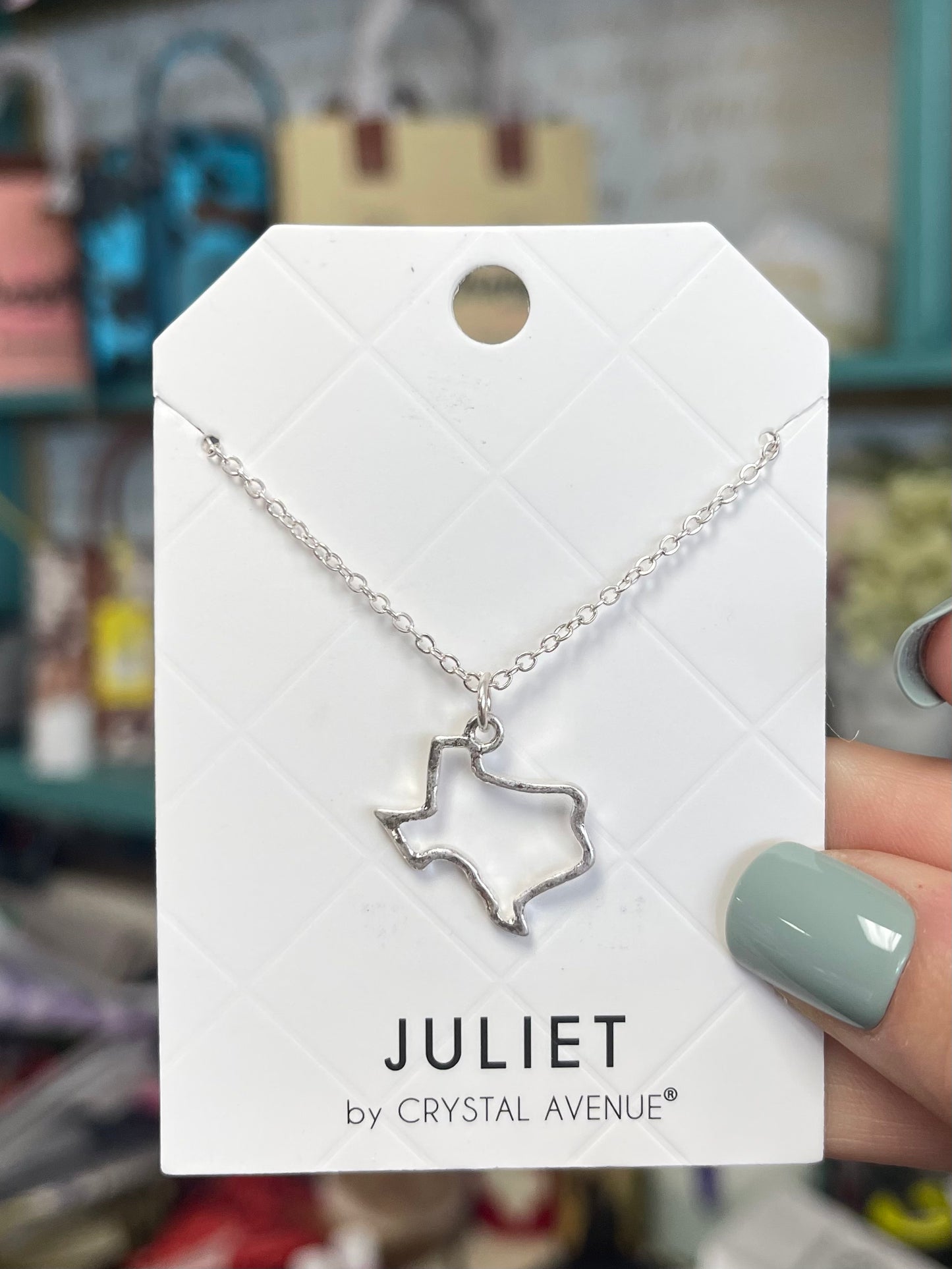 Dainty Texas Outline Necklace