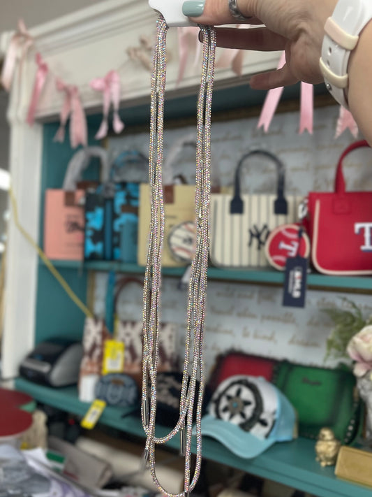 Rhinestone Shoelaces - Irridescent