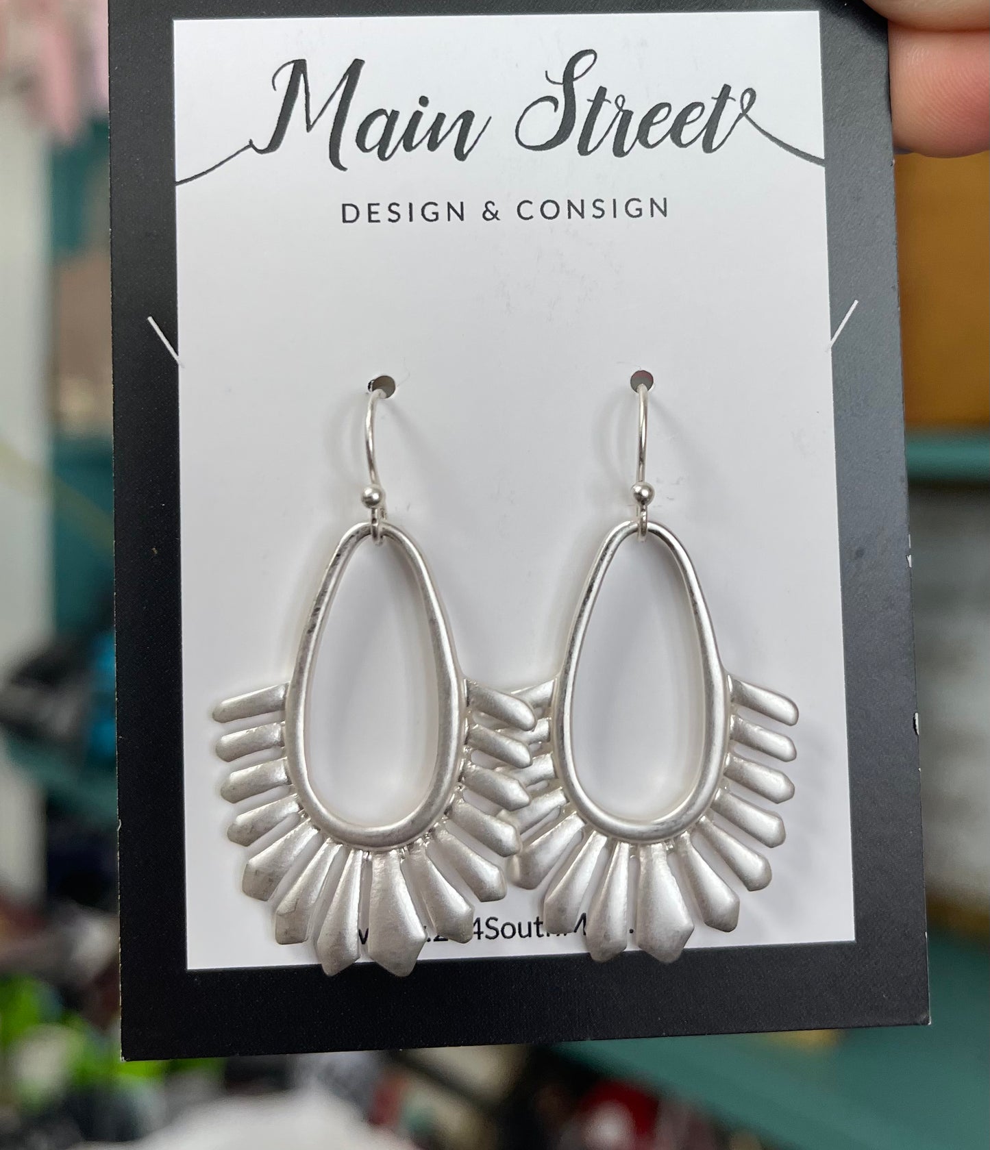 Argento Drop  Earrings (Silver)