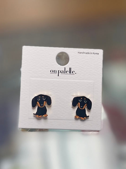 Dog Earring Studs