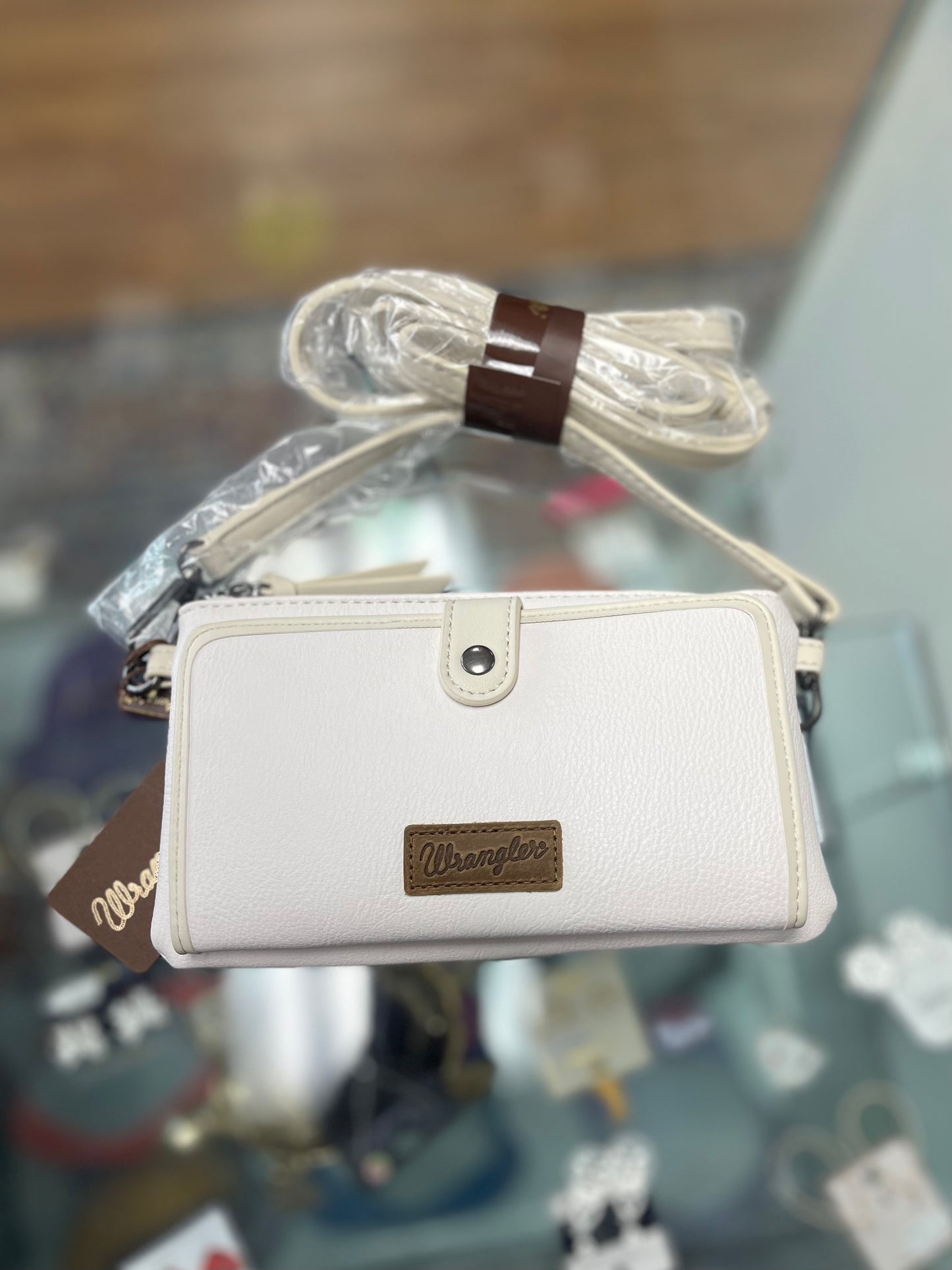 Wrangler Long Live Cowgirls Crossbody Clutch