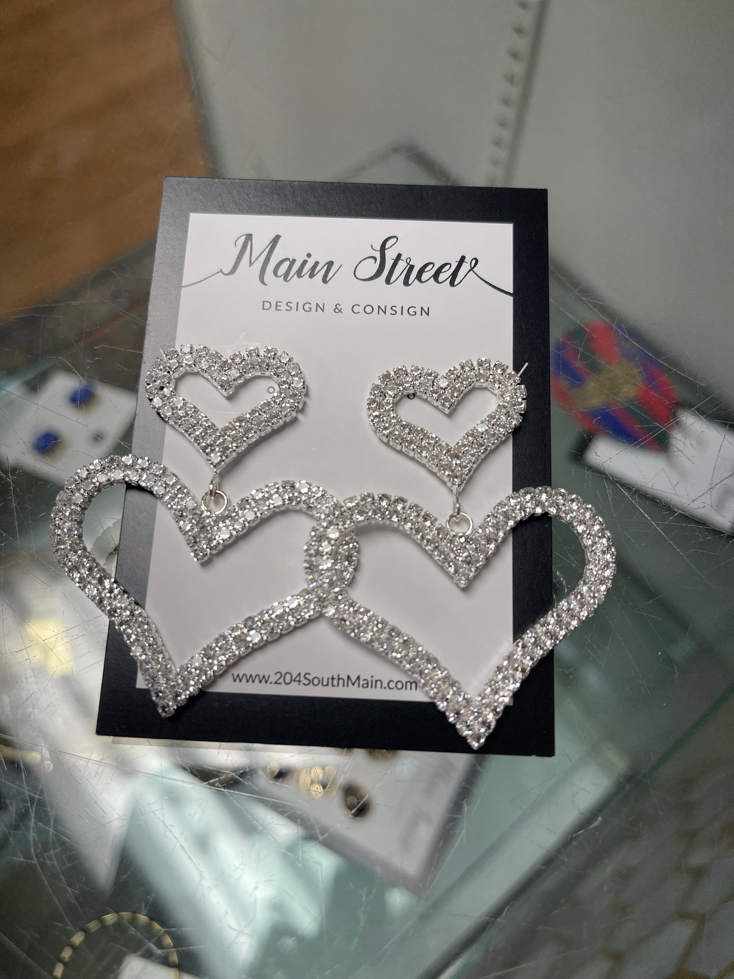 Everlasting Love Heart Earrings
