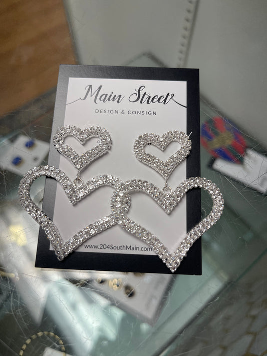 Everlasting Love Heart Earrings