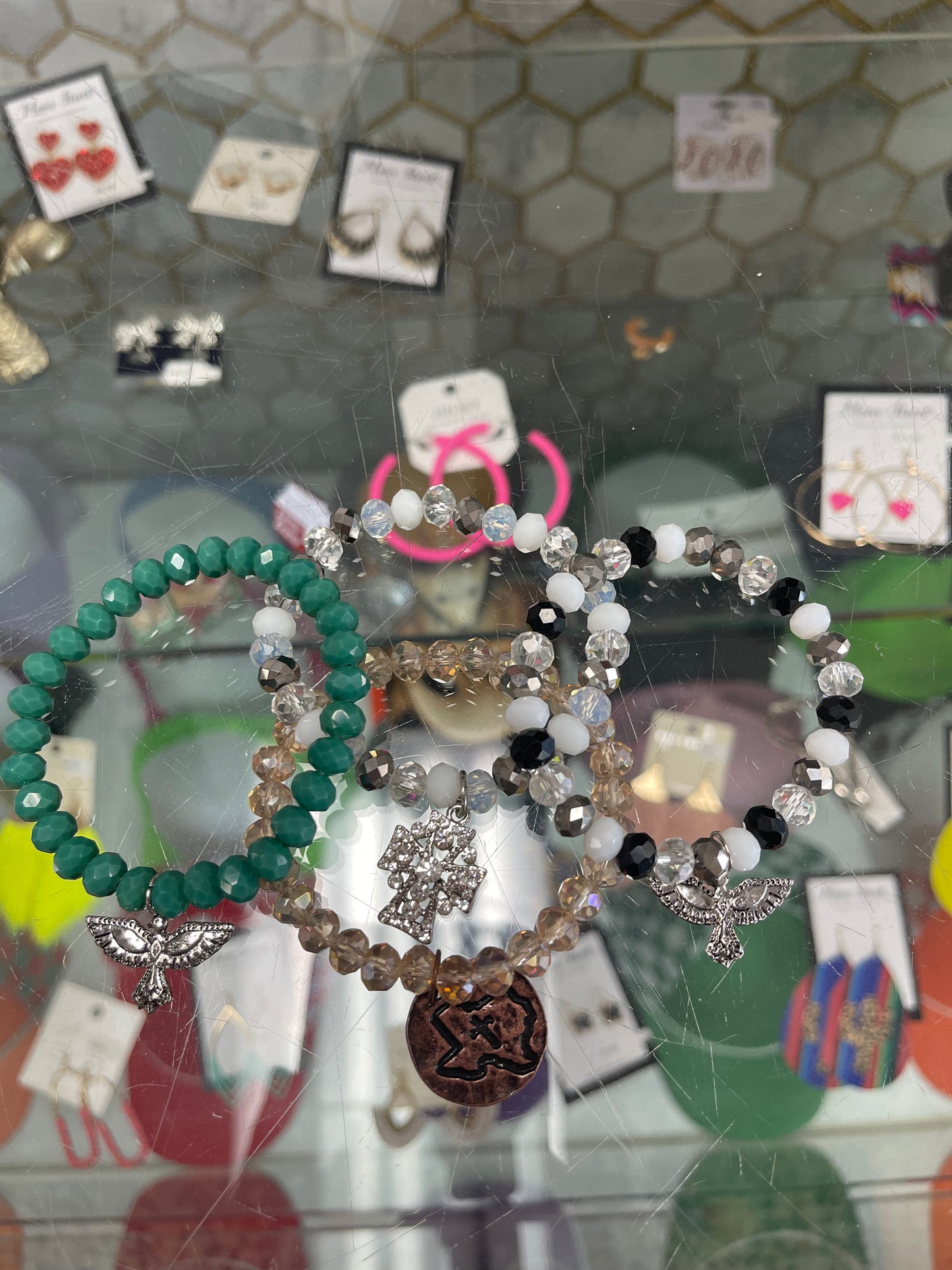 Beaded Bracelet With Charm