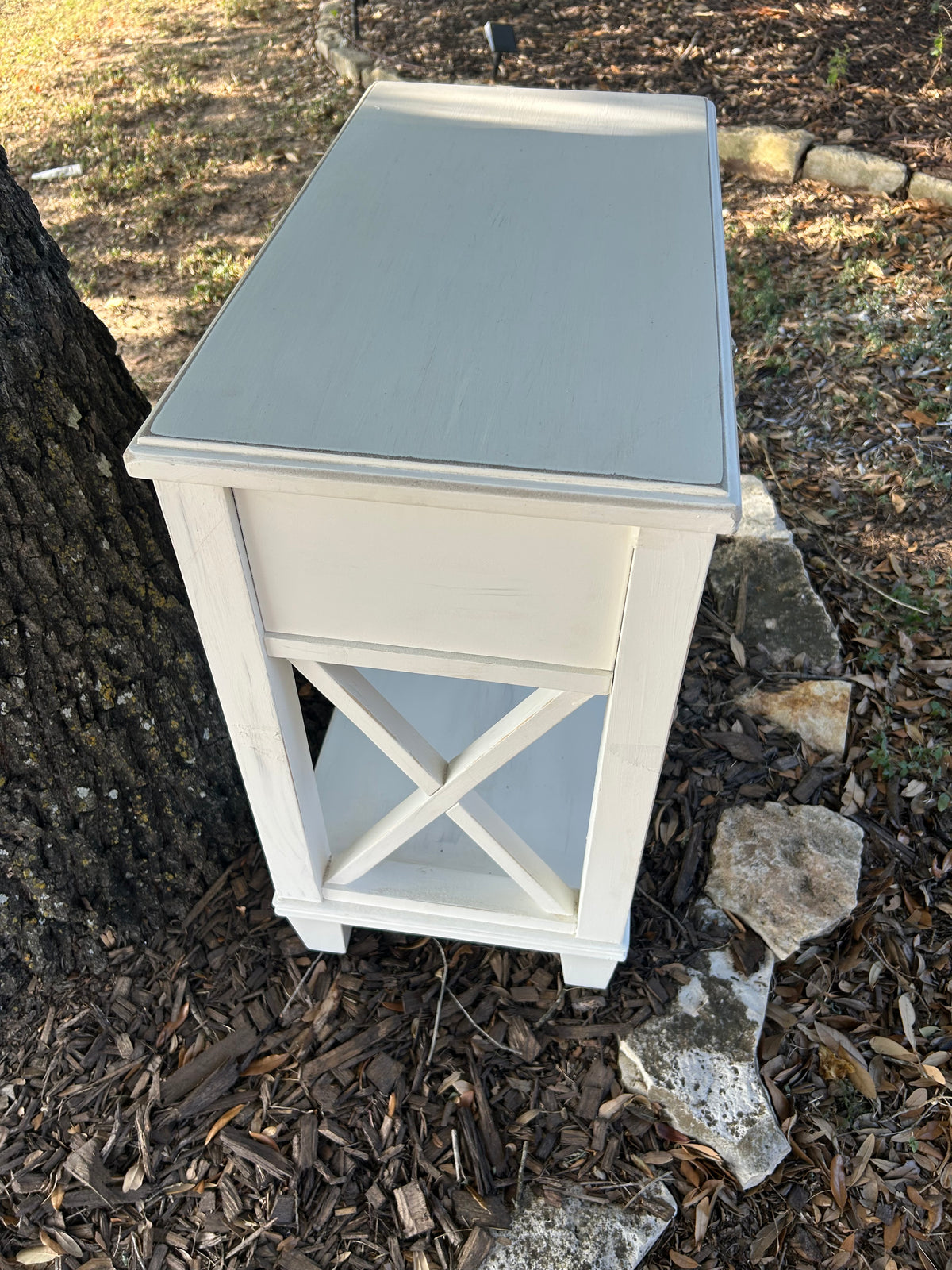 Distressed Side Table