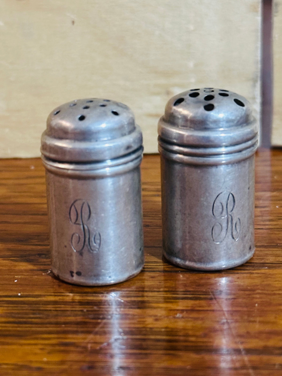 Solid Sterling silver salt and pepper shaker