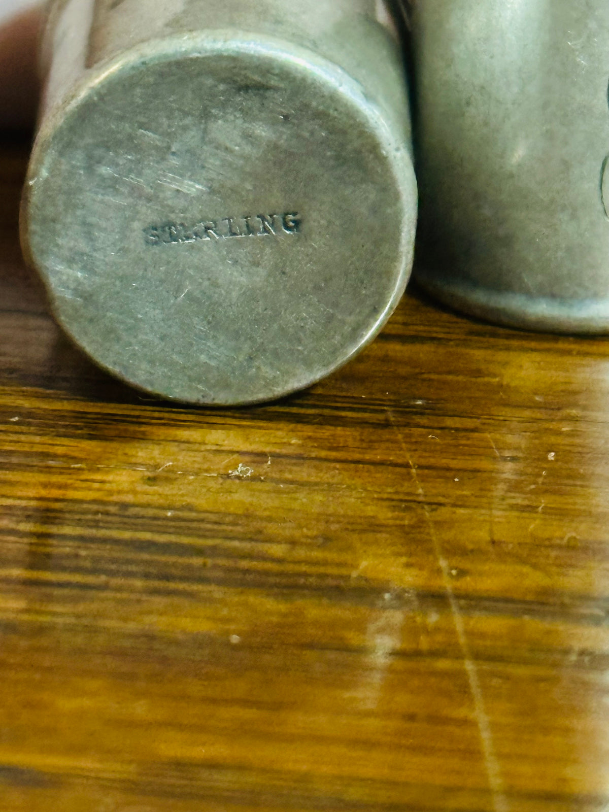 Solid Sterling silver salt and pepper shaker
