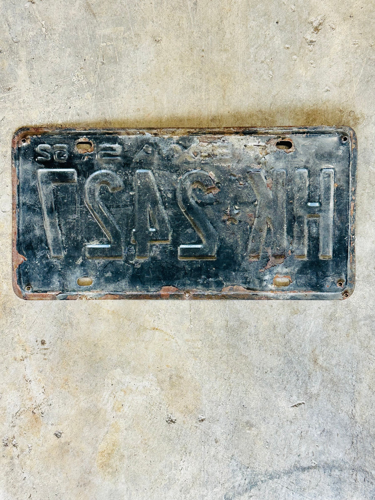 1962 Texas license plate