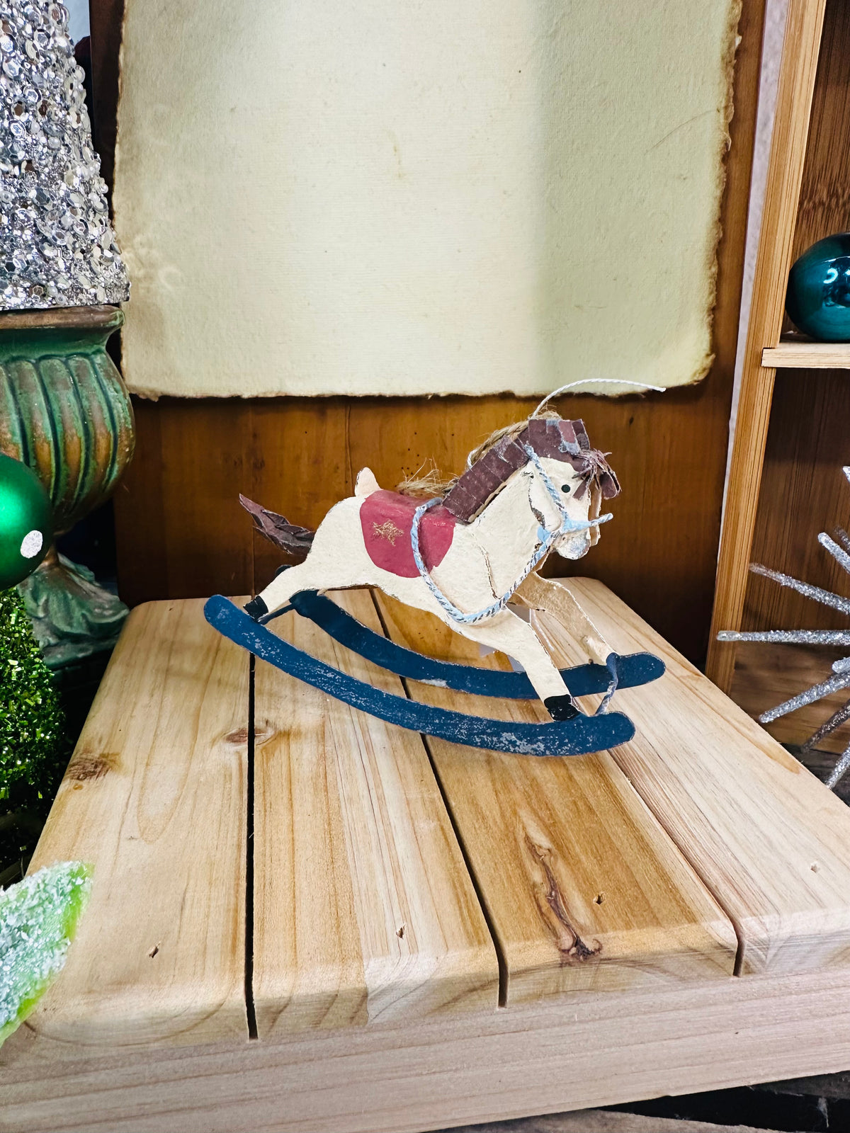 Rocking horse ornament C15