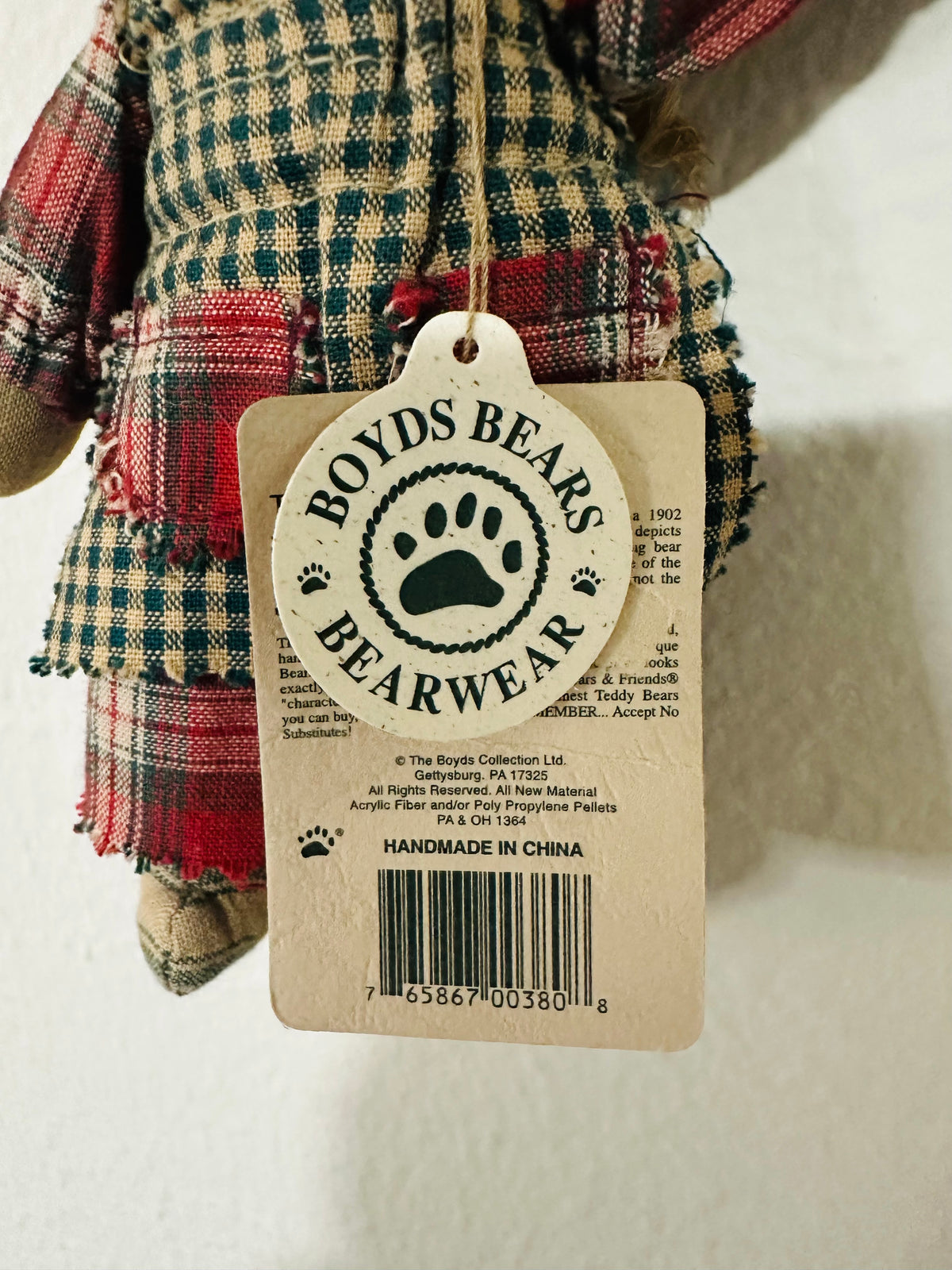 Boyd’s Bears sassafrass ornament doll C24