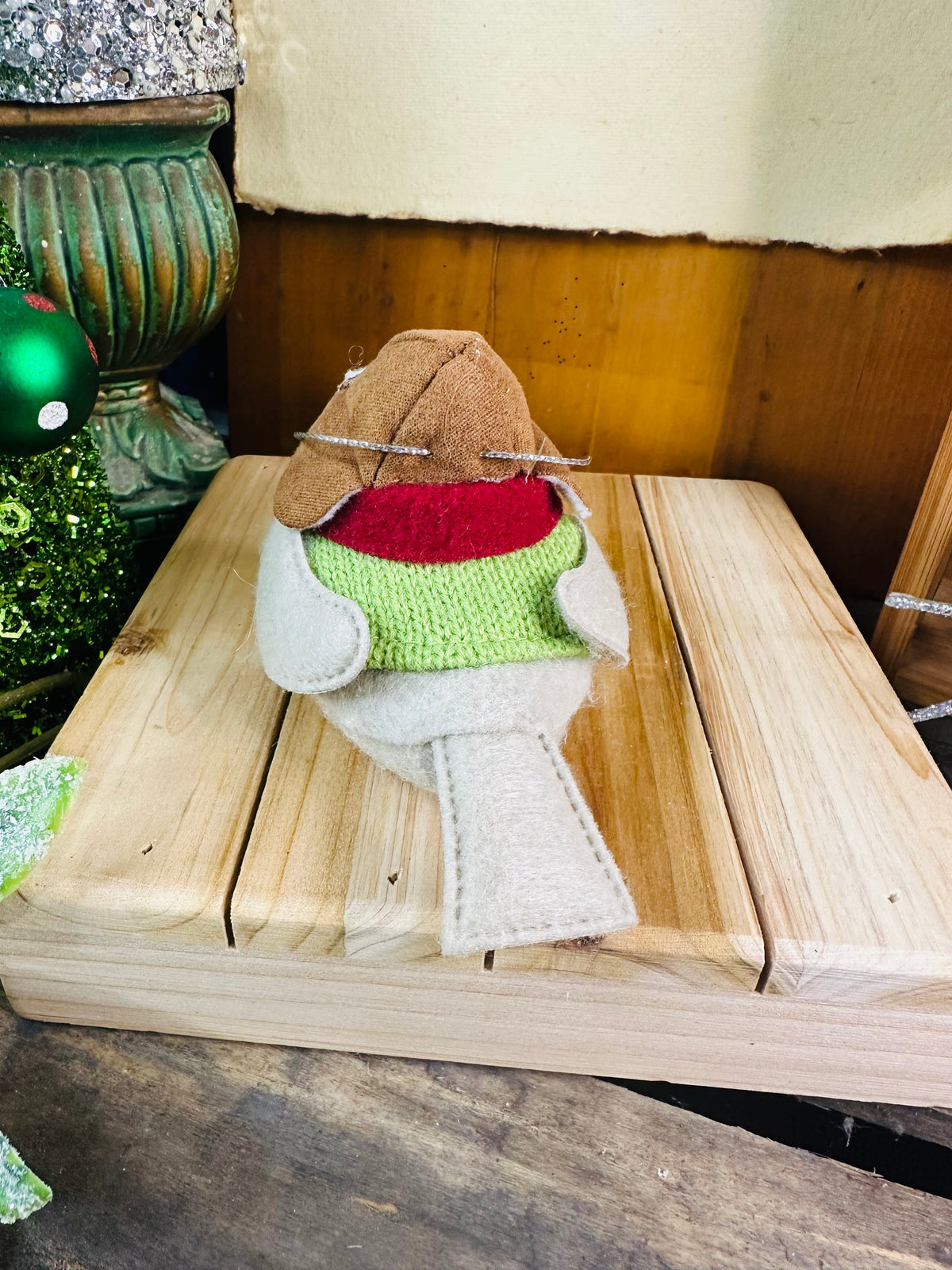 Snowman bird ornament C25