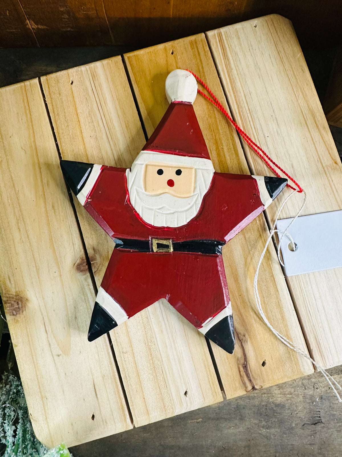 Star Santa ornament C28
