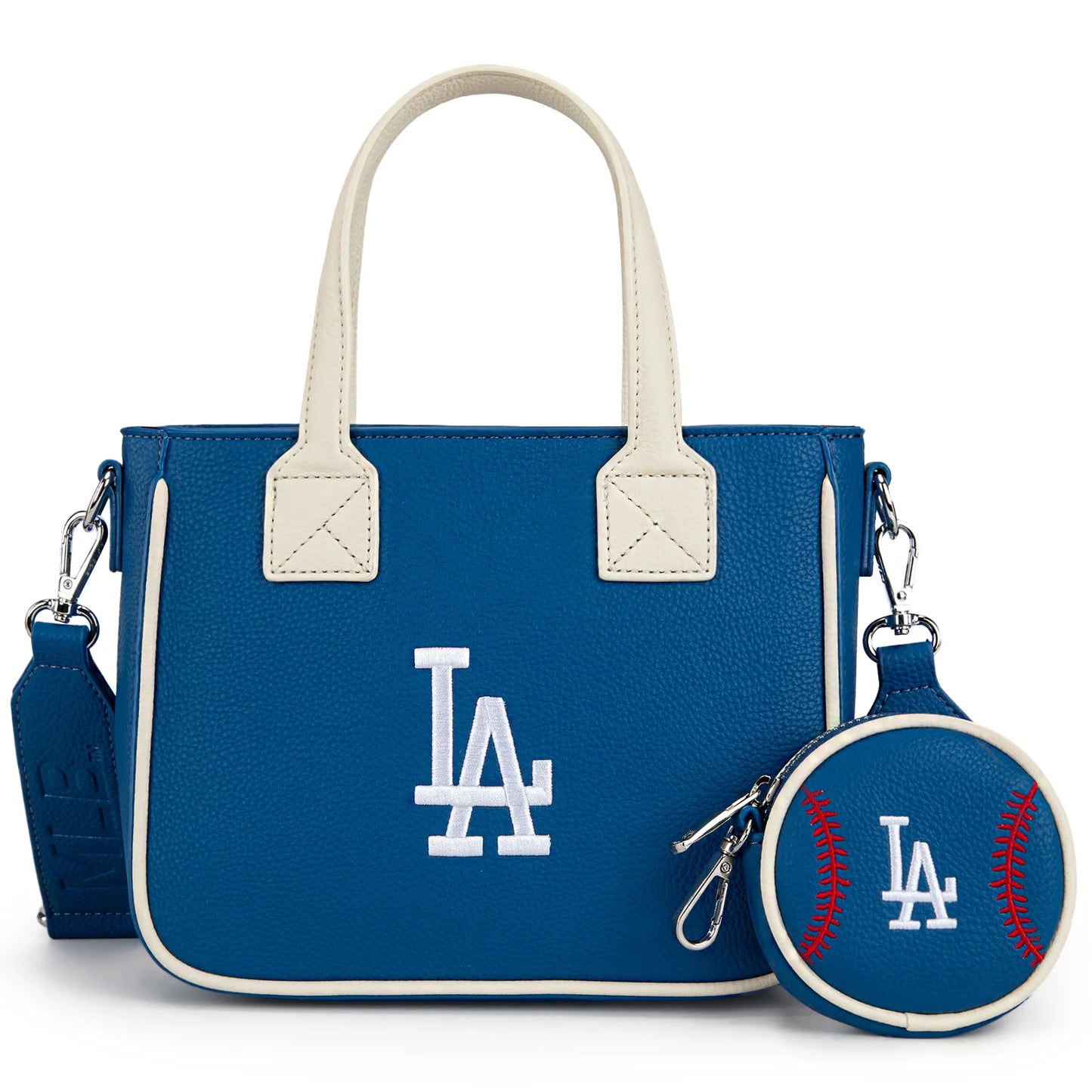 MW MLB Los Angeles Dodgers Team Tote/Crossbody with Baseball Coin Pouch