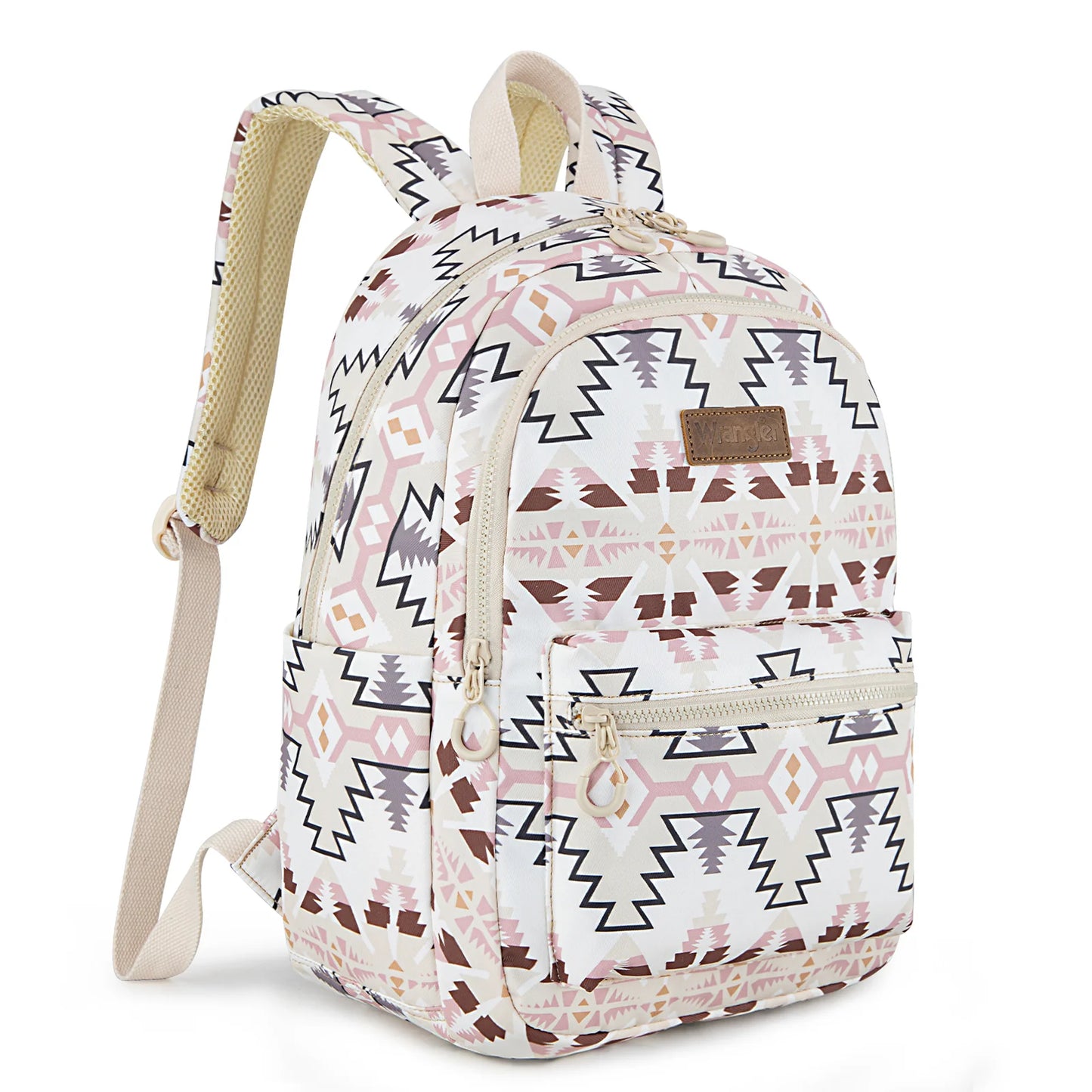 Wrangler Aztec Print Backpack - Tan