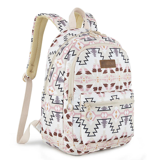 Wrangler Aztec Print Backpack - Tan