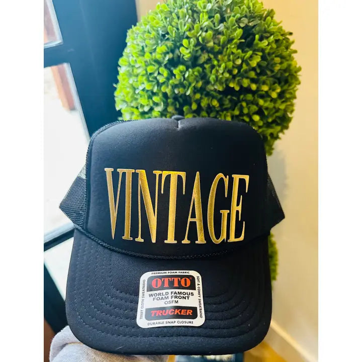 Graphic Print Trucker Hat