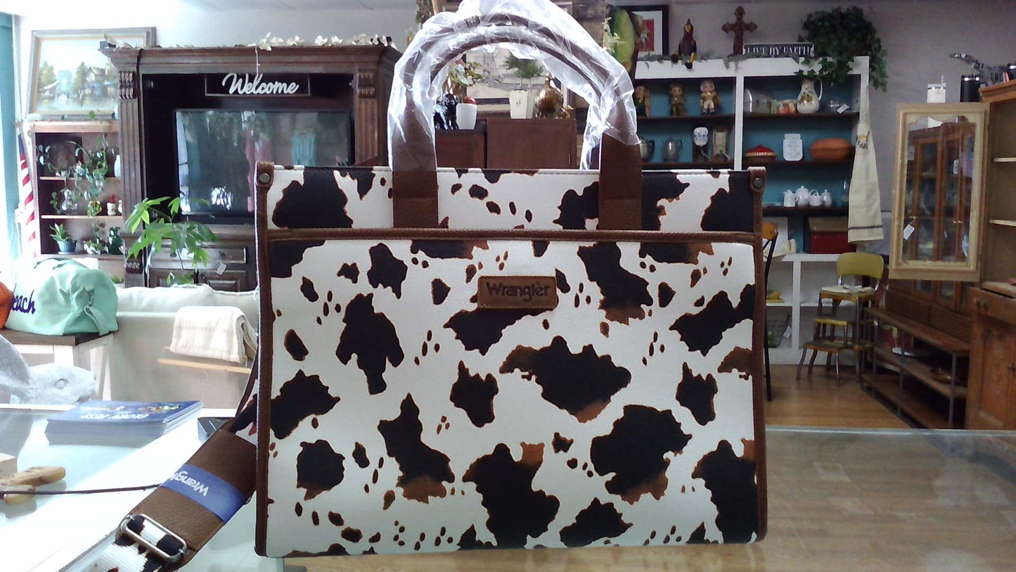 cow print purse/computer bag