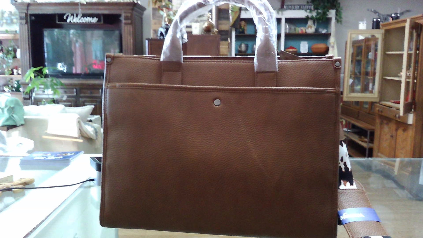 cow print purse/computer bag
