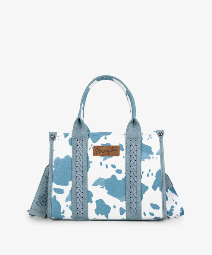 Wrangler Cow Print Concealed Carry Tote Bag