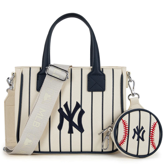 MW MLB New York Yankees Team Tote/Crossbody with Baseball Coin Pouch