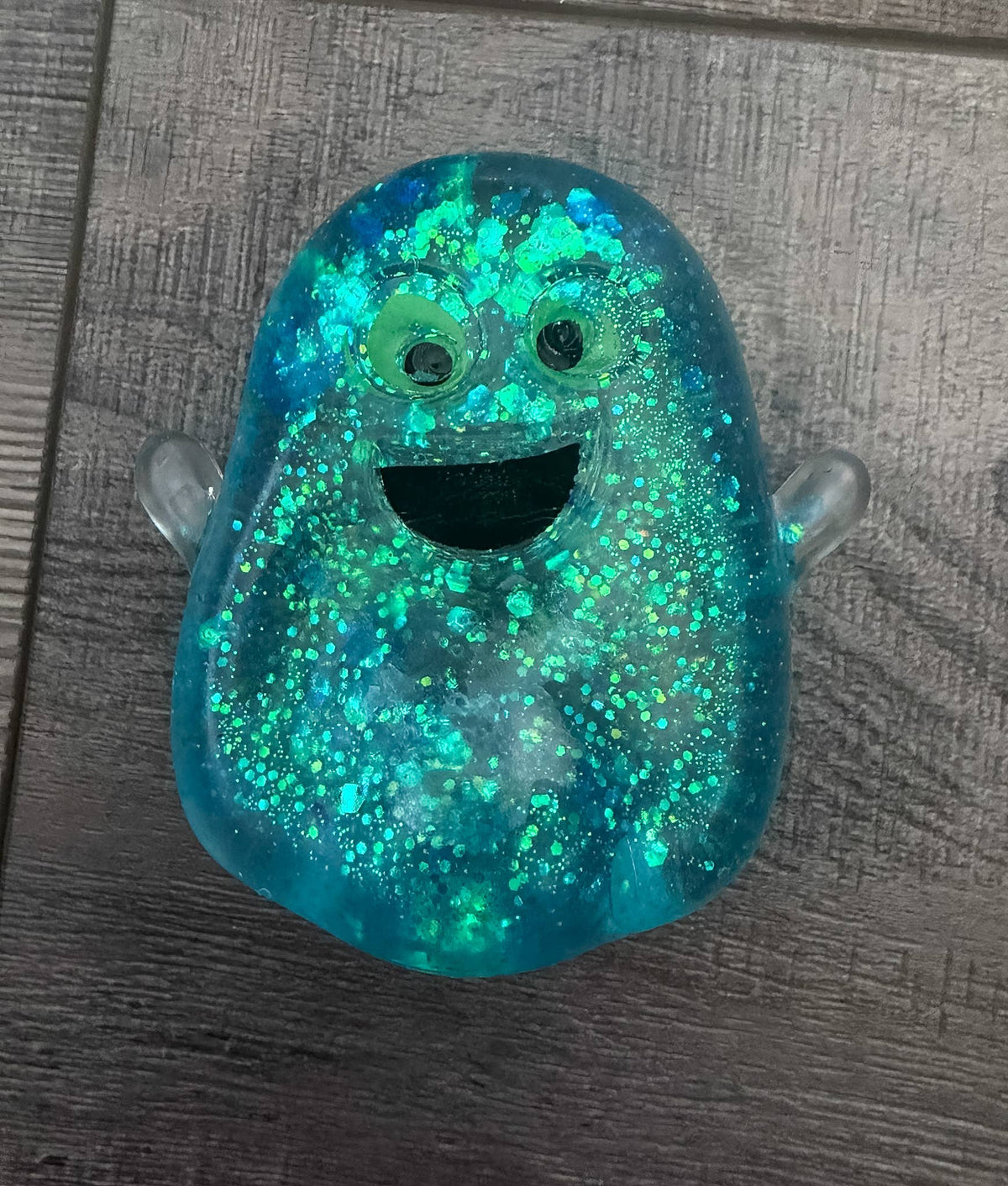 Squishy Squish Glitter Ghost Halloween Stress Toy