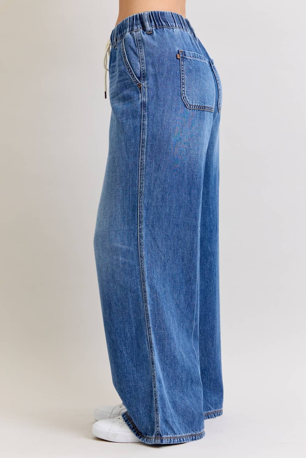 Judy Blue Jeans HW Palazzo Featherweight Rigid Elastic WB