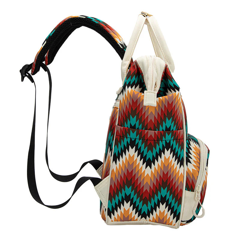 Wrangler Aztec Printed Callie Backpack - Tan