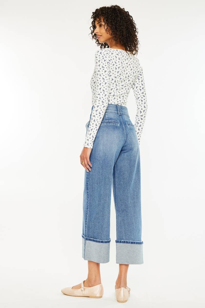 KanCan 90’S CROPPED WIDE JEANS KC5540D