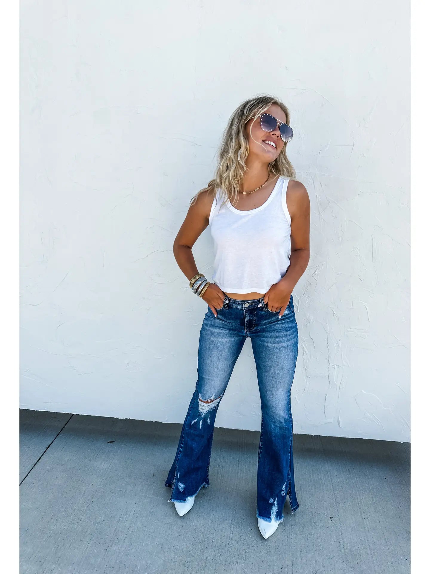 Diesel Split Hem Jeans