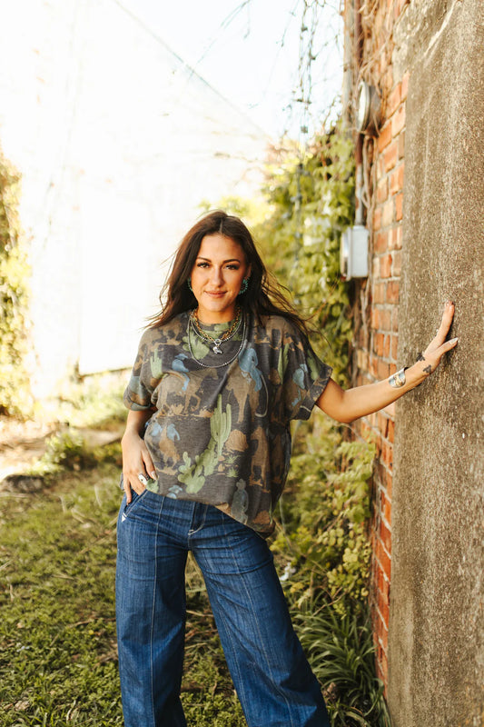 Dusty Desert Western Tee