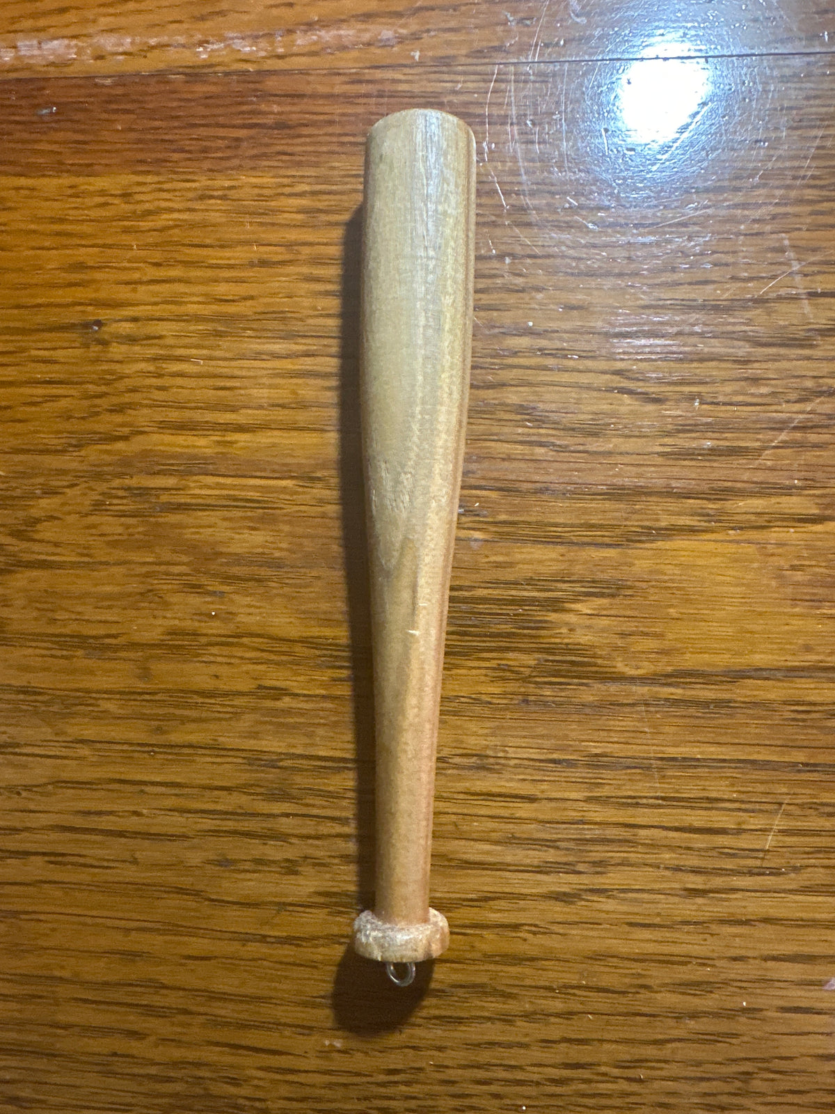 Mini wooden baseball bat
