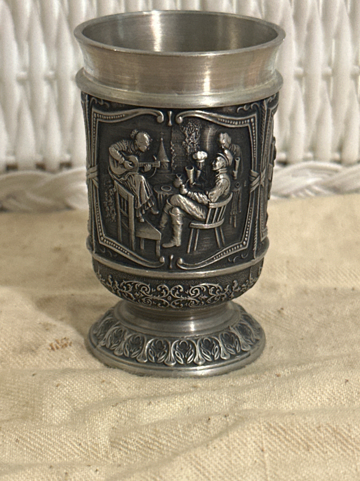 Pewter shot glass.  Vintage made in Germany