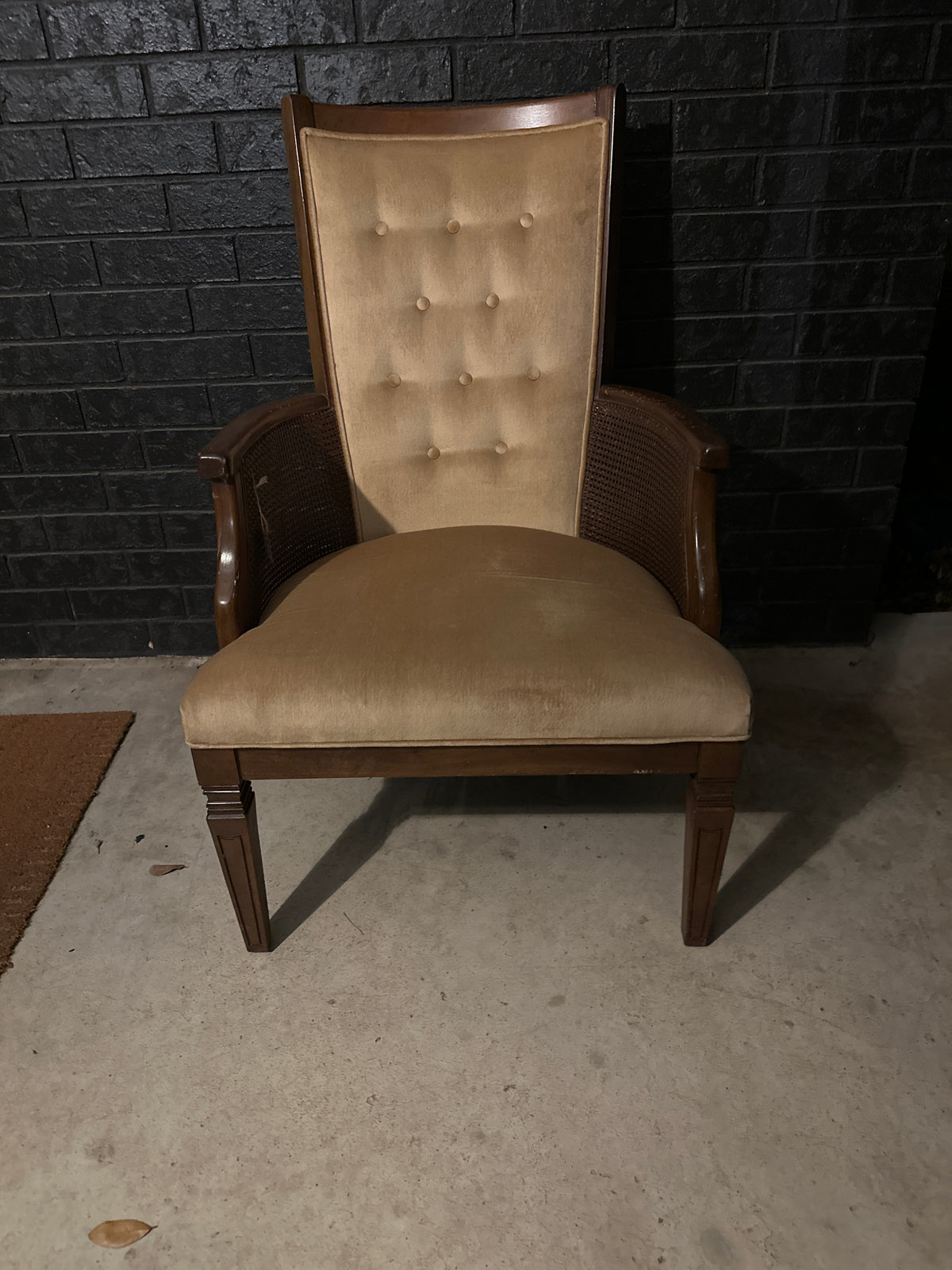 Lenoir Chair co. Cane side chair