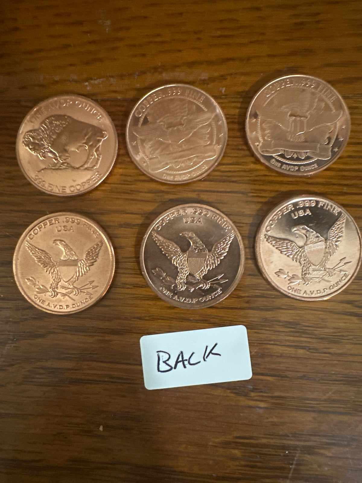 1oz copper rounds.