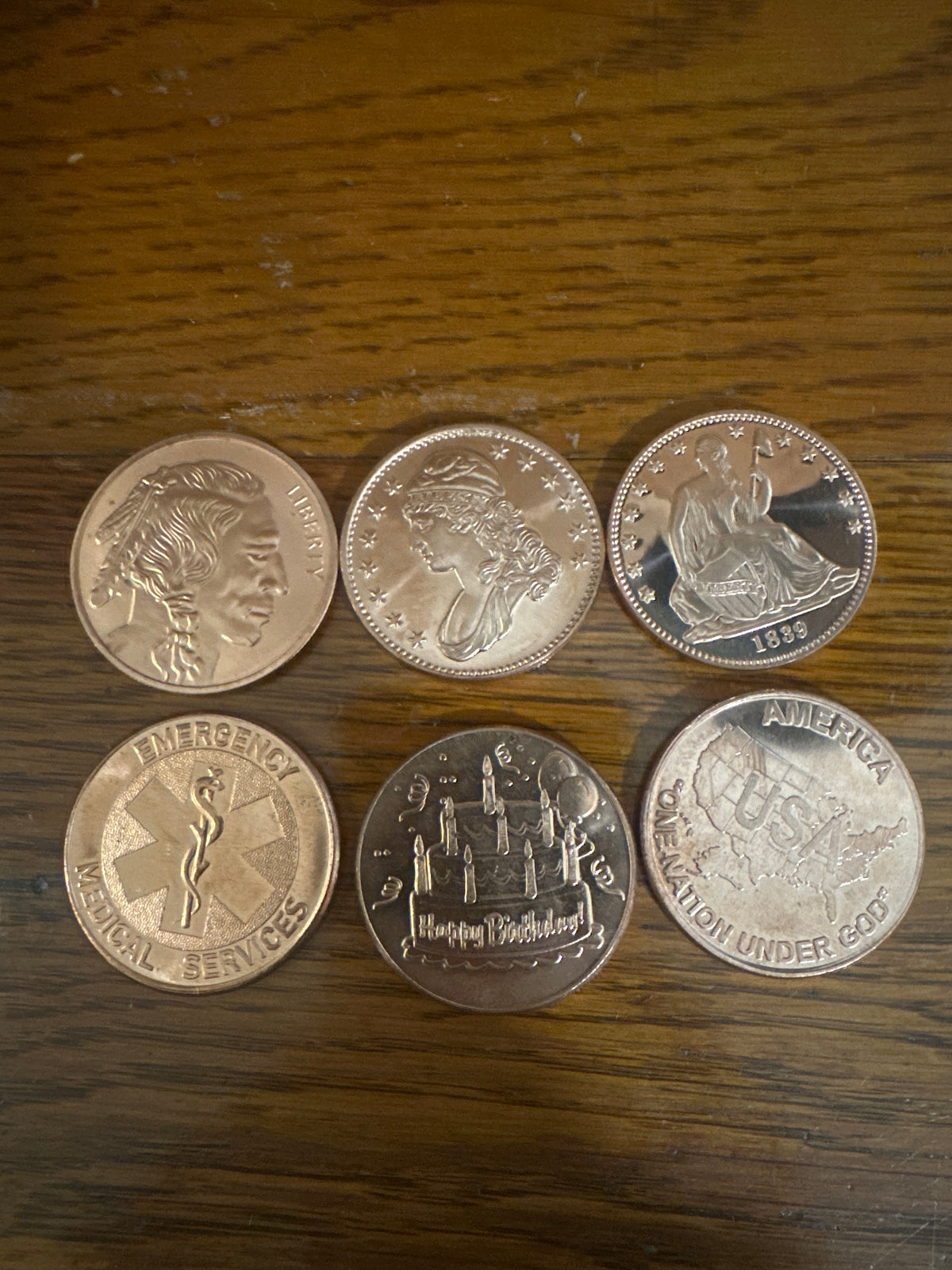 1oz copper rounds.