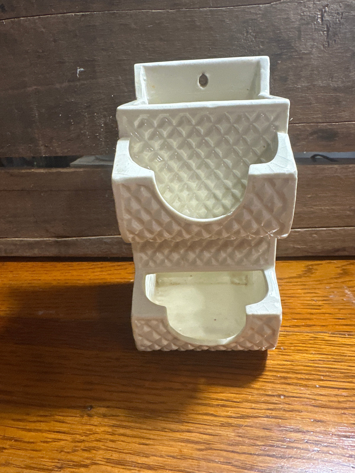 Ceramic match holder. Mid century