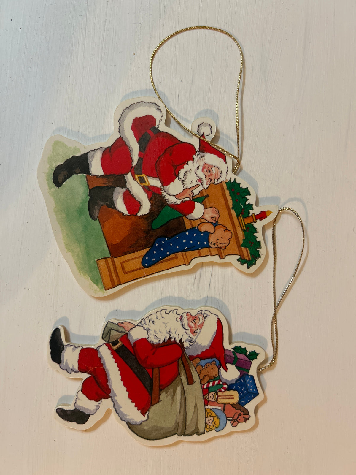 Vintage Santa Ornament