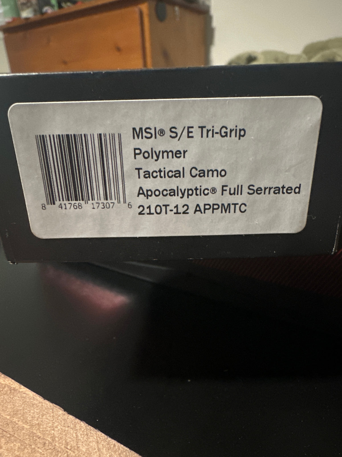 Microtech MSI tac camo full serrated