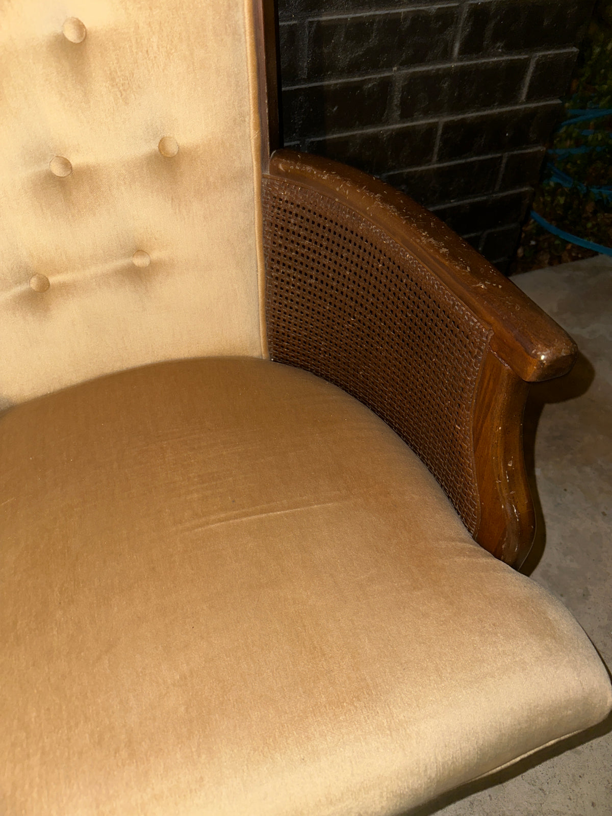 Lenoir Chair co. Cane side chair